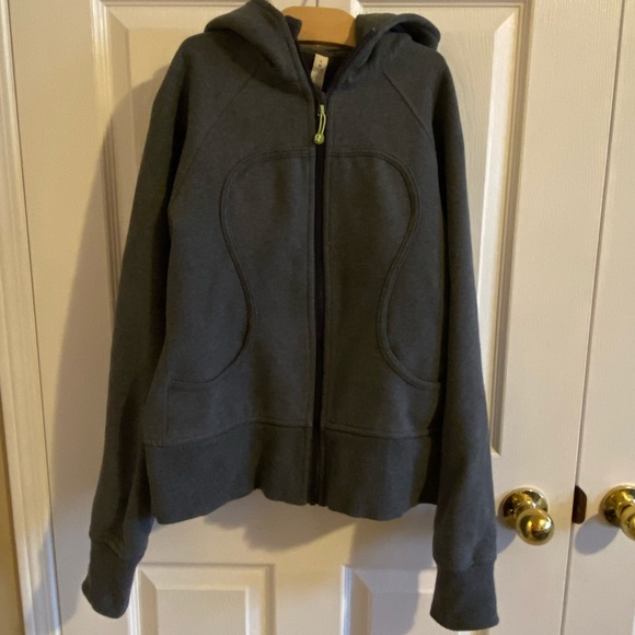 lululemon athletica Tops - LuLuLemon grey zip hoodie Woman size 8